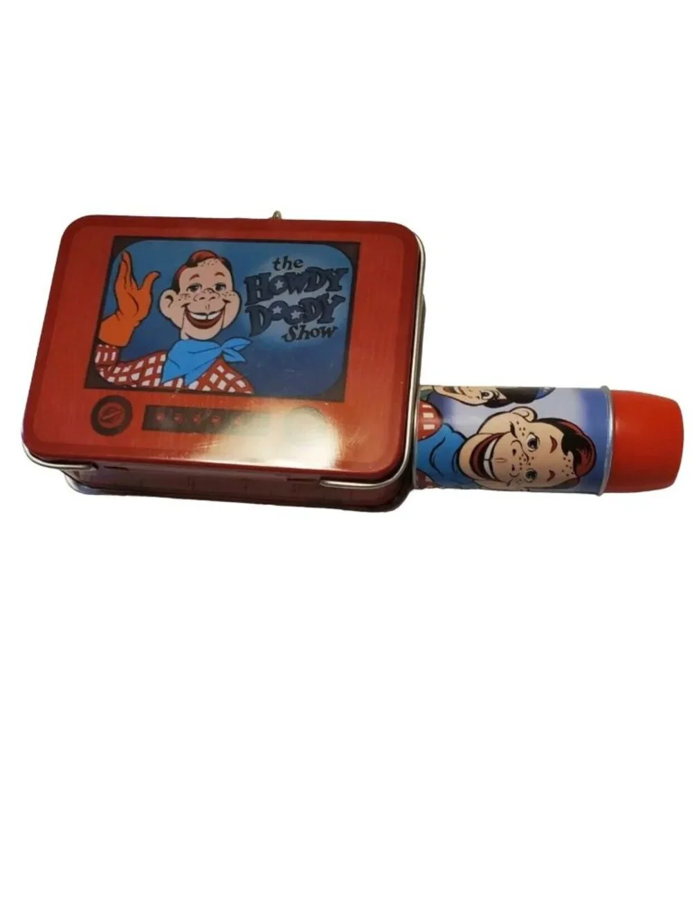 1999 Hallmark Keepsake Howdy Doody Lunchbox Set Vtg Christmas Ornament New - Picture 11 of 12